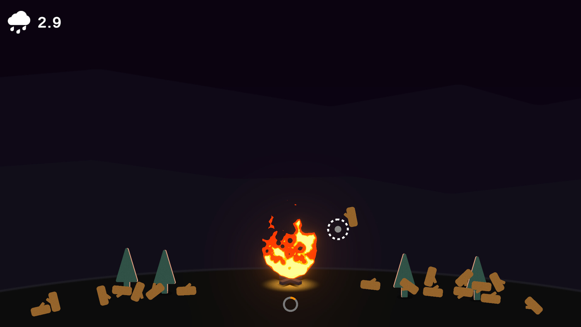 Feeding the fire: a grand piano mid-air